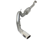 aFe Atlas Exhausts 4in Cat-Back Aluminized Steel Exhaust 2015 Ford F-150 V6 3.5L (tt) Polished Tip aFe Catback