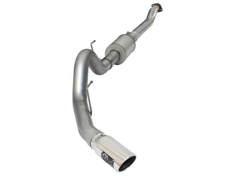 aFe Atlas Exhausts 4in Cat-Back Aluminized Steel Exhaust 2015 Ford F-150 V6 3.5L (tt) Polished Tip aFe Catback