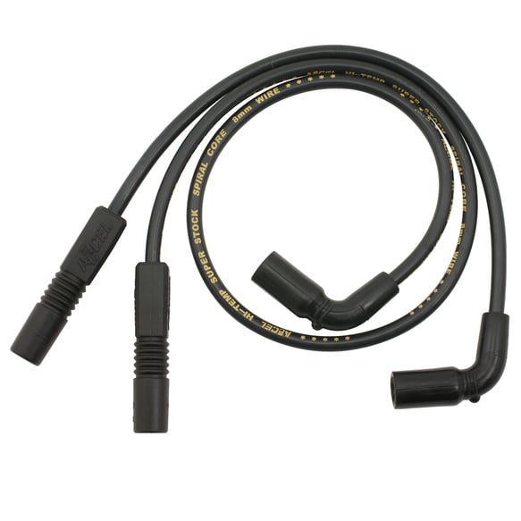 Custom Wire Set - 2009-2016 Harley Davidson Touring - 8mm - Black 171111K ACCEL Autoparts