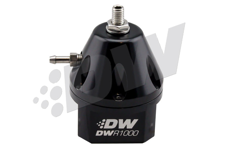 DeatschWerks DWR1000 Adjustable Fuel Pressure Regulator - Black DeatschWerks Fuel Pressure Regulators