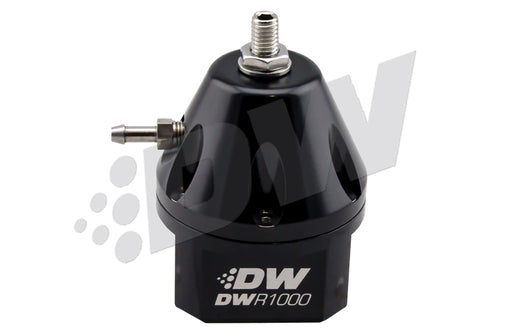 DeatschWerks DWR1000 Adjustable Fuel Pressure Regulator - Black DeatschWerks Fuel Pressure Regulators