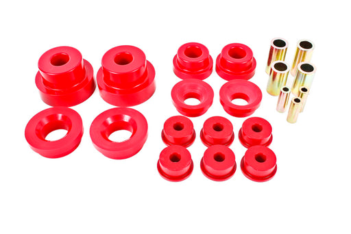 BMR 10-15 5th Gen Camaro Pro Version Rear Cradle Bushing Kit (BK024 BK029) - Red BMR Suspension Differential Bushings