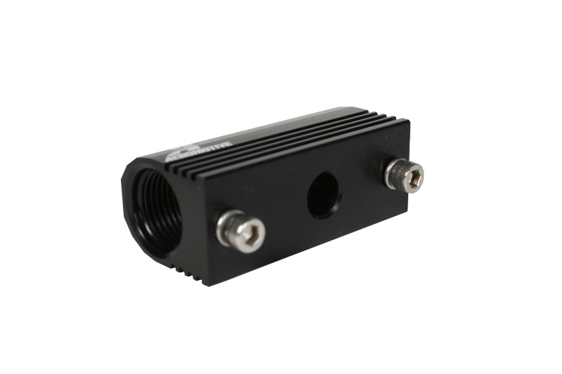 Aeromotive 96-04 Ford 4.6 L Fuel Rail Pressure Sensor Adapter Log (-08 AN inlet / outlet) Aeromotive Fuel Manifolds
