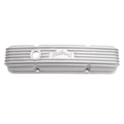 Edelbrock Valve Cover Classic Series Chevrolet 1959-1986 262-400 CI V8 w/ Oil Fill Hole Satin Edelbrock Valve Covers