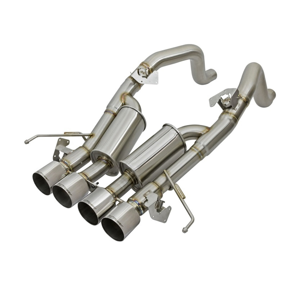 aFe MACHForce XP 3in-2 1/2in Axle Back 304SS Exhaust w/ Polished Tips 14-17 Chevy Corvette V8-6.2L 49-34056-P