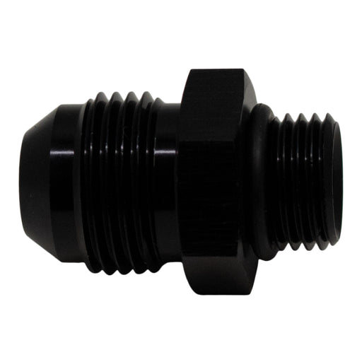 DeatschWerks 6AN ORB Male to 8AN Male Flare Adapter (Incl O-Ring) - Anodized Matte Black DeatschWerks Fittings