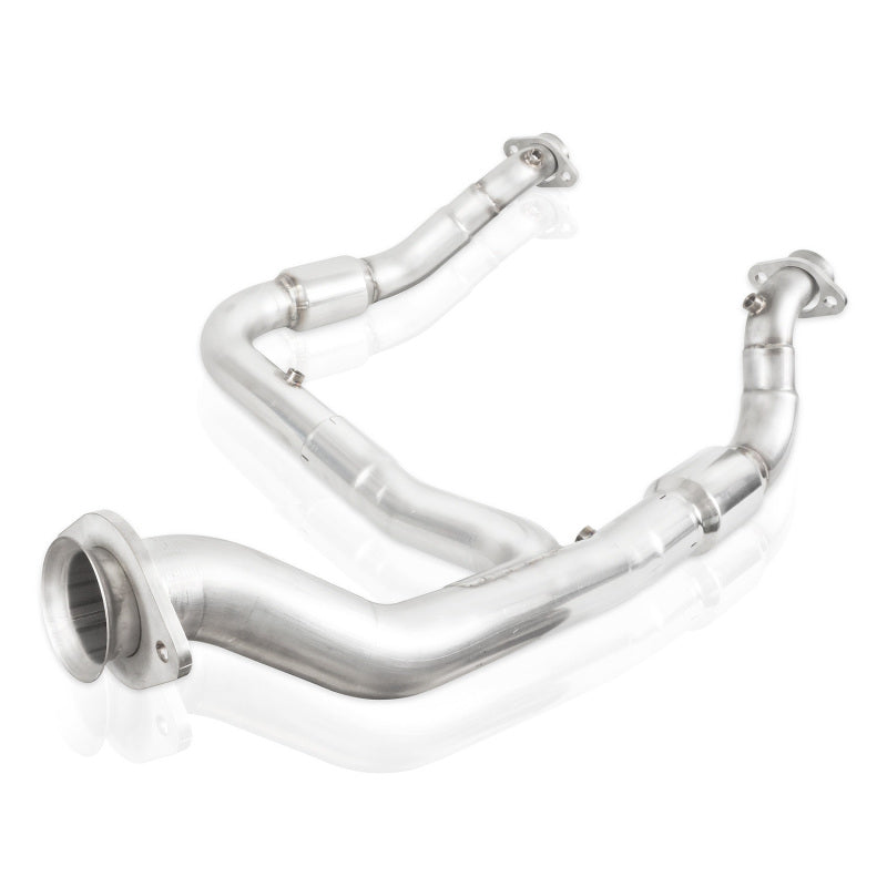 Stainless Works 15-18 F-150 3.5L Downpipe 3in High-Flow Cats Y-Pipe Factory Connection Stainless Works Downpipes