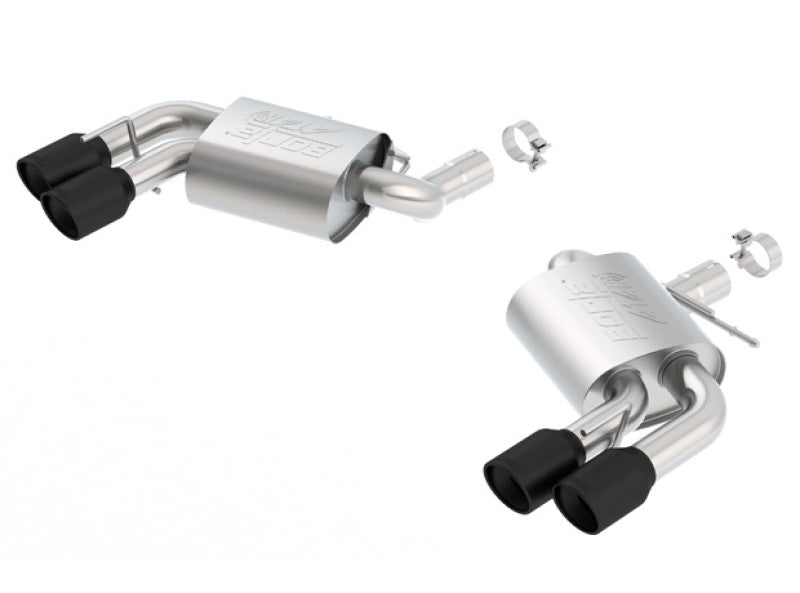 Borla 16-18 Chevy Camaro V8 SS AT/MT ATAK Rear Section Exhaust w/o Dual Mode Valves Ceramic Black Borla Axle Back