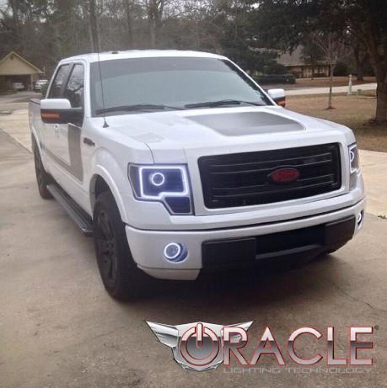 Oracle Ford F-150/Raptor 13-14 Projector Headlight Halo Kit - w/ BC1 Controller ORACLE Lighting Headlights