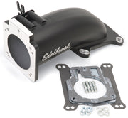 Edelbrock Ultra Low Profile Intake Elbow 90mm Throttle Body to Square-Bore Flange Black Finish Edelbrock Throttle Bodies