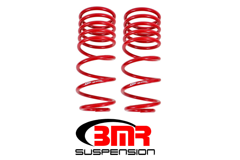 BMR 82-02 3rd Gen X-Body Rear Handling Version Lowering Springs - Red BMR Suspension Lowering Springs
