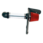 Spectre 10-11 Chevy Camaro V6-3.6L F/I Air Intake Kit - Clear Anodized w/Red Filter Spectre Cold Air Intakes