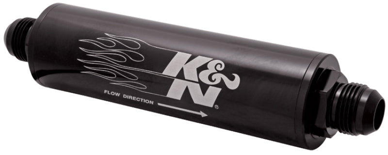 K&N 2in OD x 9in L 12AN 25 Micron In-Line Fuel/Oil Filter K&N Engineering Air Intake Components