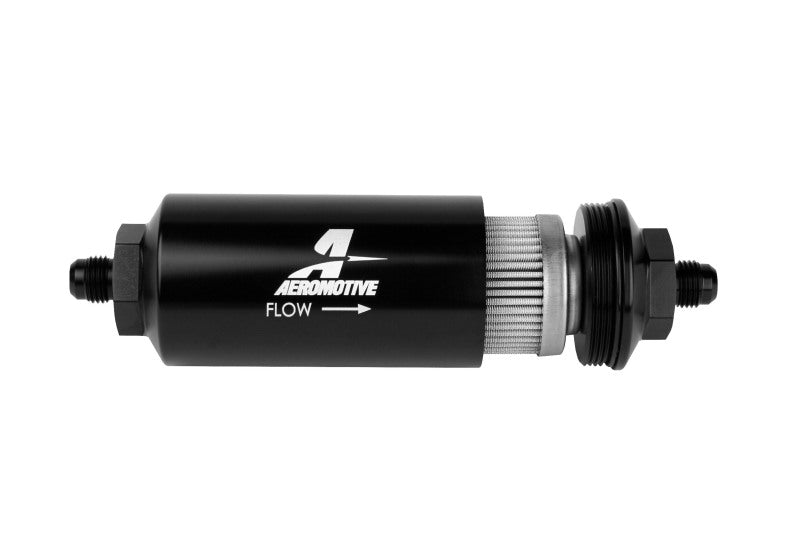 Aeromotive In-Line Filter - (AN-06 Male) 100 Micron Stainless Steel Element Aeromotive Fuel Filters