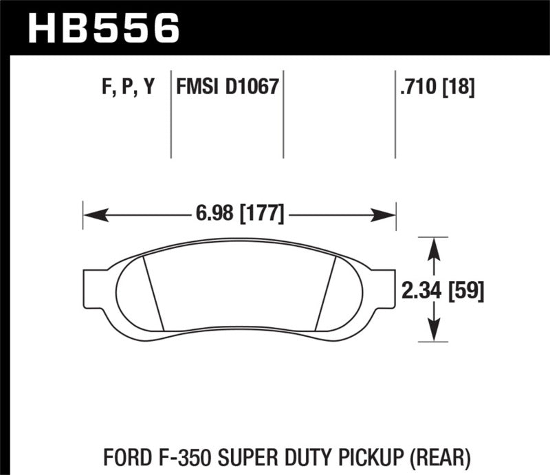 Hawk LTS Street Brake Pads Hawk Performance Brake Pads - OE
