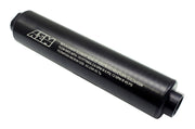 AEM Universal High Flow -10 AN Inline Black Fuel Filter AEM Fuel Filters