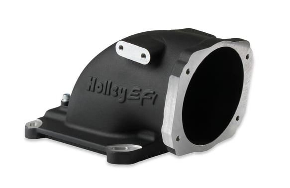 EFI Throttle Body Intake Elbow-Black Finish 300-240BK HOLLEY Autoparts