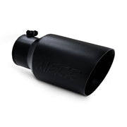 MBRP Universal Tip 6 O.D. Dual Wall Angled 4 inlet 12 length - Black Finish MBRP Tips