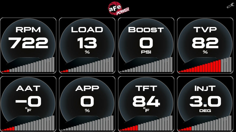 aFe AGD Advanced Gauge Display Digital 5.5in Monitor 08-18 Dodge/RAM/Ford/GM Diesel Trucks aFe Gauges