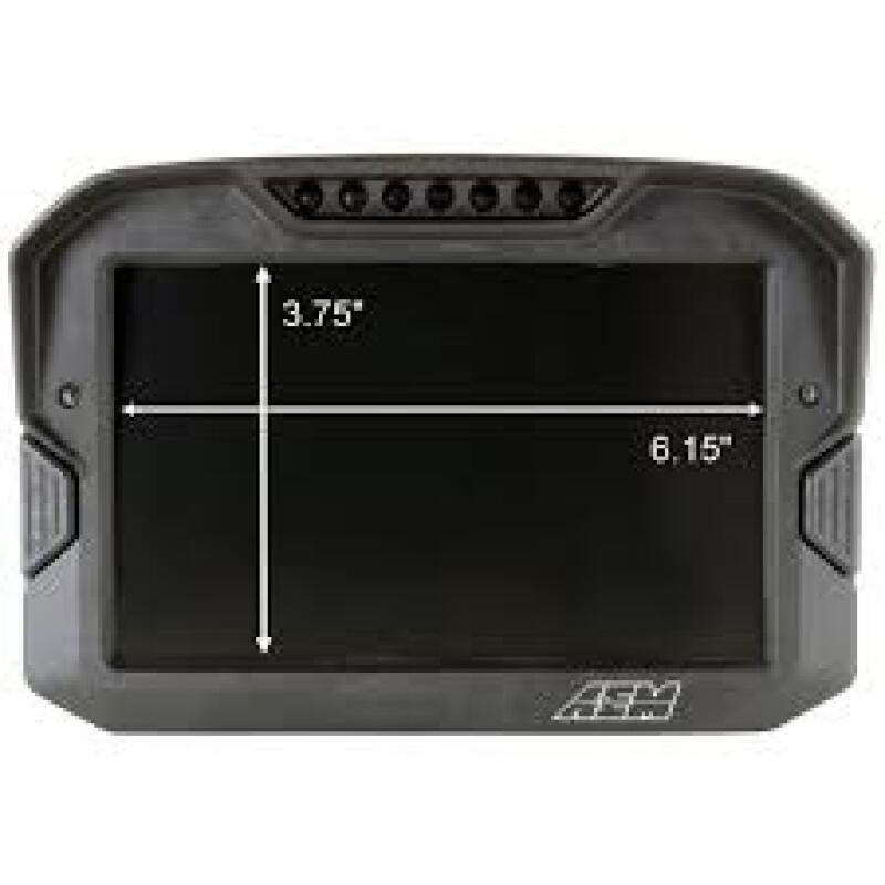AEM CD-7 Logging GPS Enabled Race Dash Carbon Fiber Digital Display w/o VDM (CAN Input Only) AEM Gauges