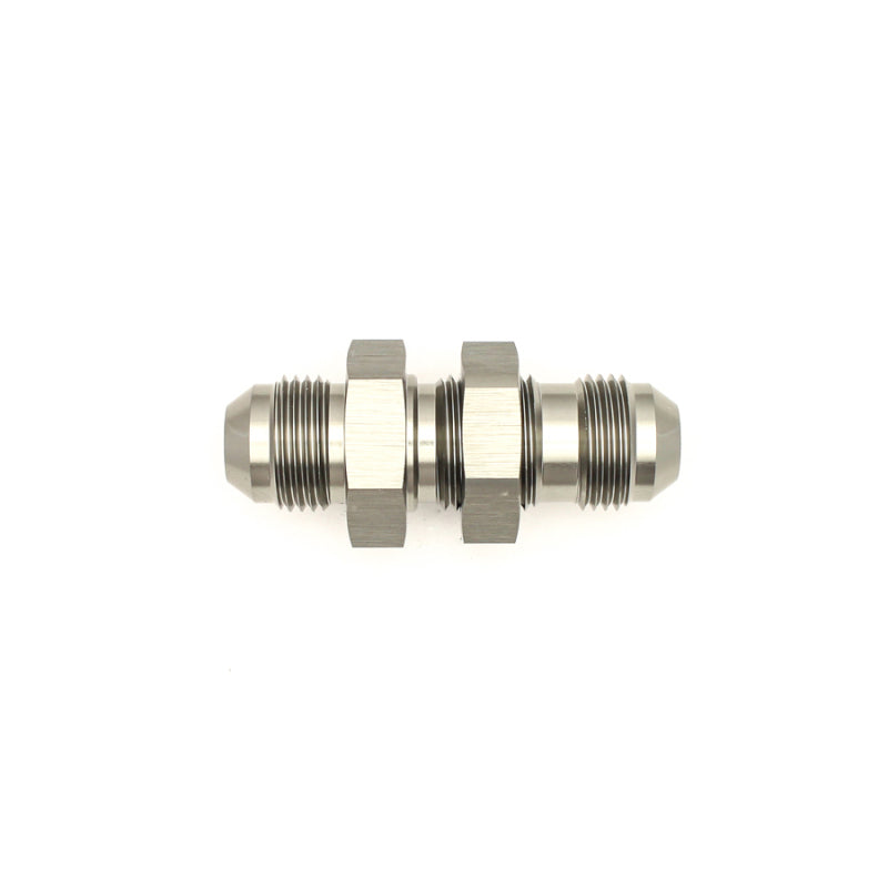 DeatschWerks 8AN Male Flare To 8AN Male Flare Bulkhead Adapter (Incl. Nut) DeatschWerks Fittings