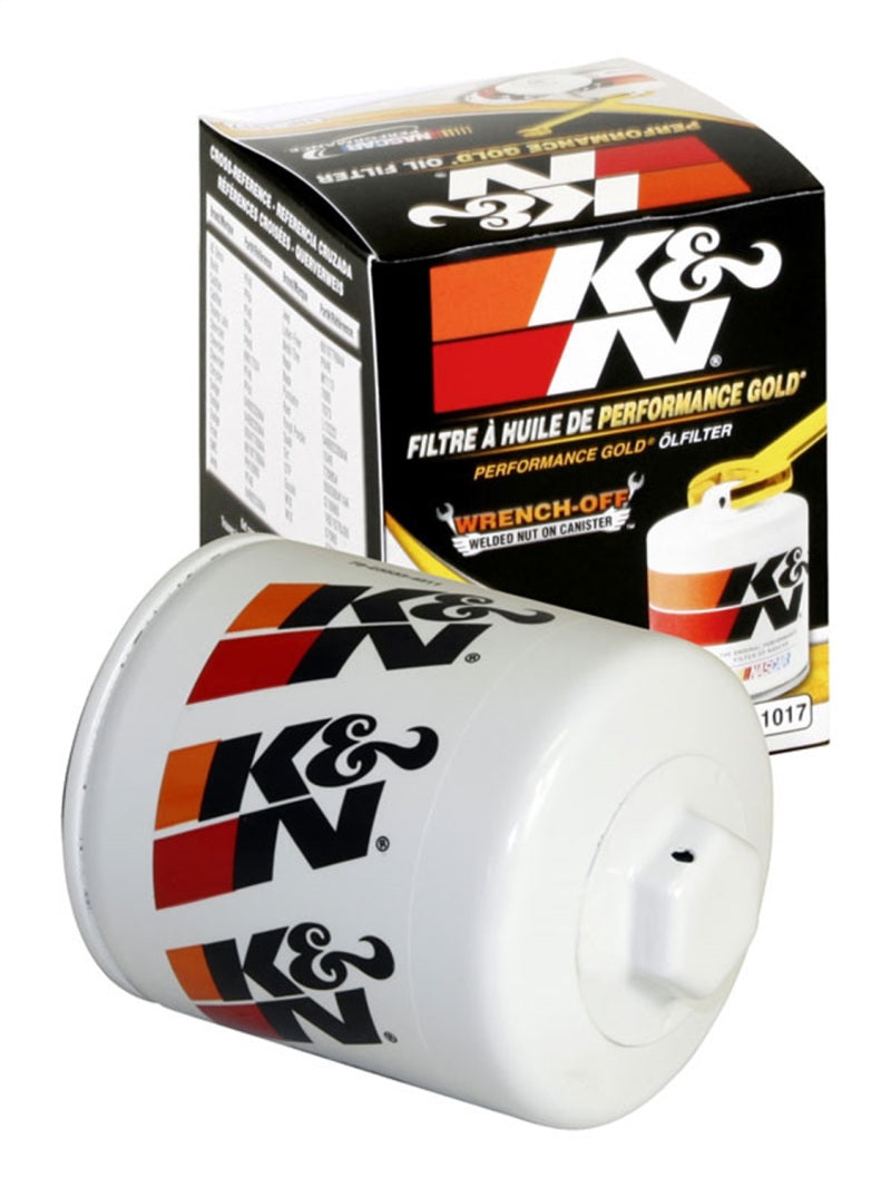 K&N 3.74inch / 2.98 OD Performance Gold Oil Filter K&N Engineering Oil Filters