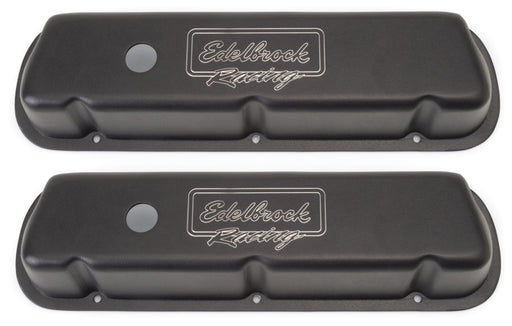 Edelbrock Valve Cover Victor Series Ford 289-302-351W CI V8 Low Black Edelbrock Valve Covers