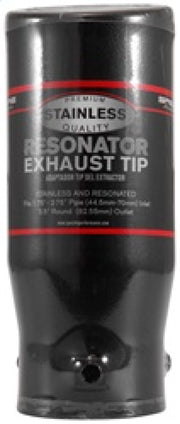 Spectre Exhaust Tip 3-1/2in. OD / Slant - Black Spectre Tips