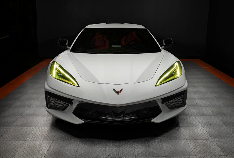 Oracle 20-21 Chevy Corvette C8 RGB+A Headlight DRL Kit - ColorSHIFT w/o Controller