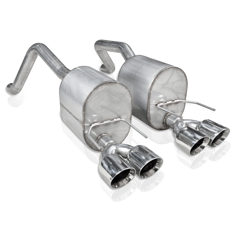 Stainless Works 05-08 Chevrolet Corvette C6 2.5in Axle Back Exhaust System C605CBQUAD