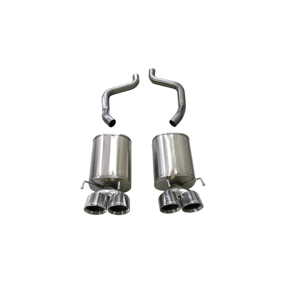 Corsa 09-13 Chevrolet Corvette (C6) 6.2L Polished Xtreme Axle-Back Exhaust w/4.5in Tips 21012