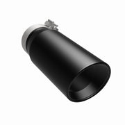 MagnaFlow Tip Stainless Black Coated Single Double Round Single Outlet 5in Dia 4in Inlet 13in L Magnaflow Catalytic Converter Universal