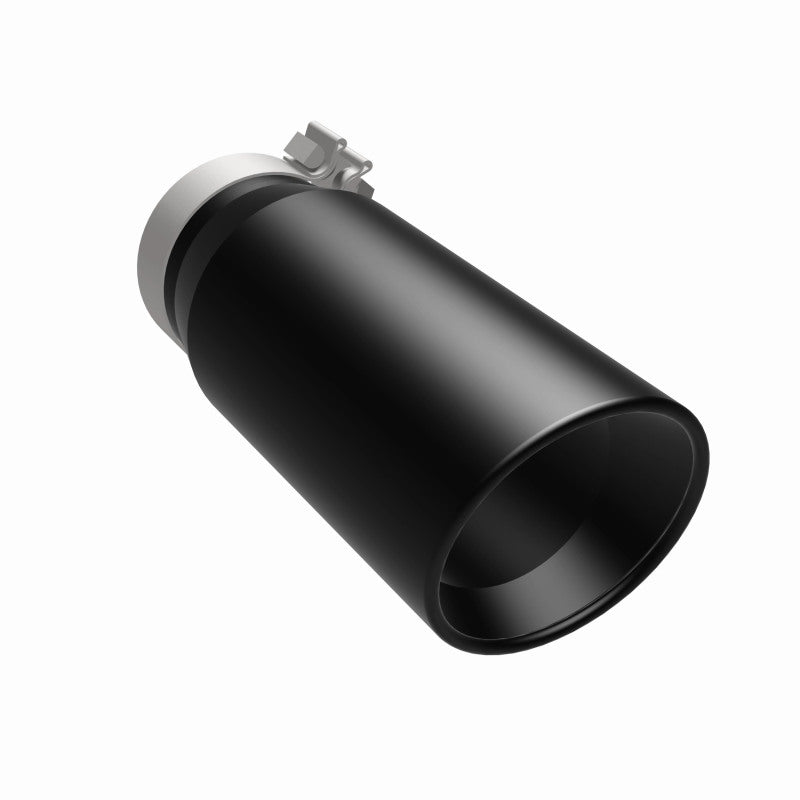 MagnaFlow Tip Stainless Black Coated Single Double Round Single Outlet 5in Dia 4in Inlet 13in L Magnaflow Catalytic Converter Universal