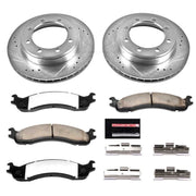 Power Stop 95-99 Ford F-250 Front Z36 Truck & Tow Brake Kit PowerStop Brake Kits - Performance D&S