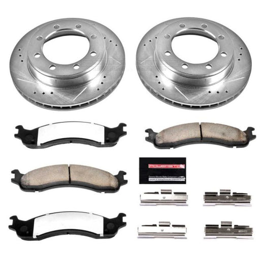 Power Stop 95-99 Ford F-250 Front Z36 Truck & Tow Brake Kit PowerStop Brake Kits - Performance D&S
