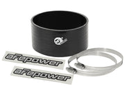 aFe Magnum FORCE Intake Coupling Kit (4 IN ID x 2 IN L) Straight Coupler - Black aFe Air Intake Components