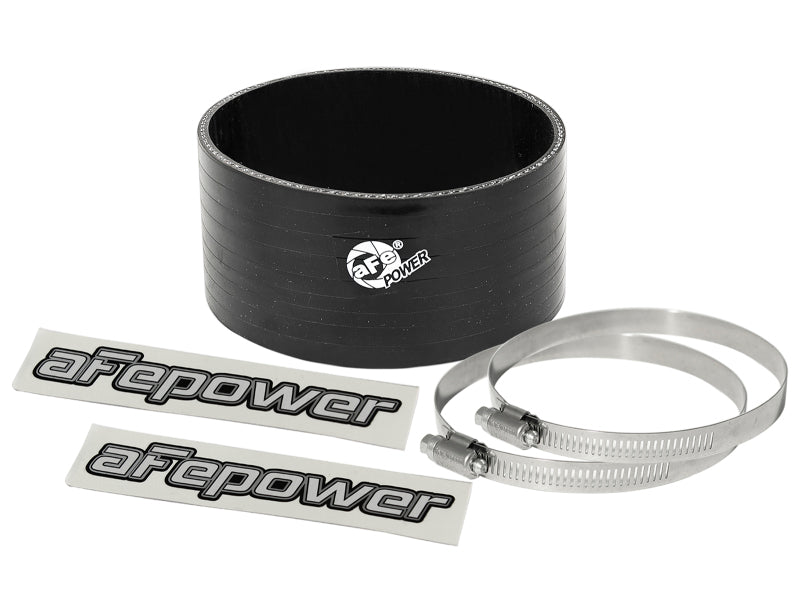 aFe Magnum FORCE Intake Coupling Kit (4 IN ID x 2 IN L) Straight Coupler - Black aFe Air Intake Components