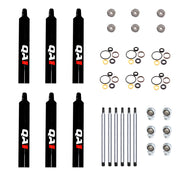 QA1 19.75 Eye-B/Eye-B V-None Dry Shock Small Body Steel 12.63 - 6 Pack QA1 Shocks and Struts