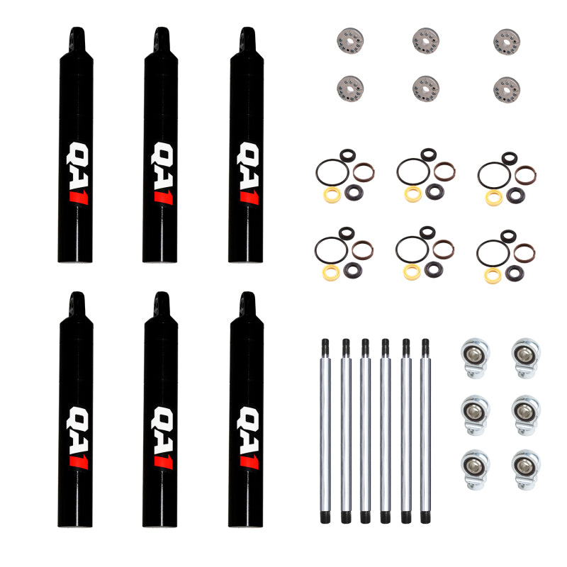 QA1 19.75 Eye-B/Eye-B V-None Dry Shock Small Body Steel 12.63 - 6 Pack QA1 Shocks and Struts
