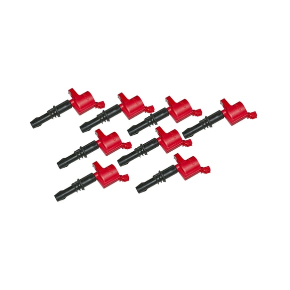 MSD Ignition Coil - Blaster - Ford 3-Valve V8 - Red - 8-Pack 82438 MSD Autoparts