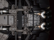 AWE Tuning 05-07 C6 Chevrolet Corvette 6.0L Track Edition Axle-Back Exhaust w/ Diamond Black Tips AWE Tuning Axle Back