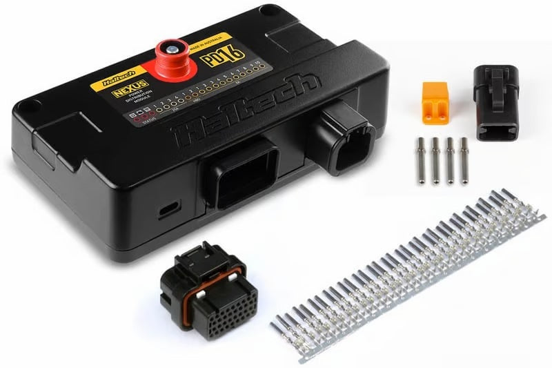 Haltech PD16 PDM+ w/Plug & Pin Set to Suit Haltech Wiring Connectors