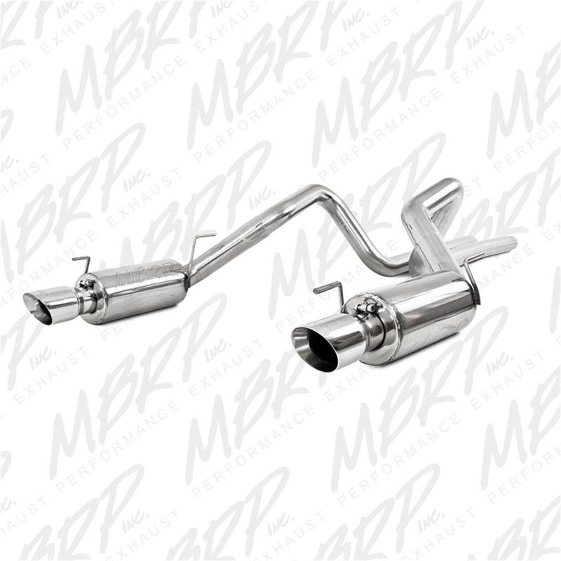 MBRP 05-09 Ford Shelby GT500 / GT Dual Split Rear Street Version 4in Tips T409 Exhaust System MBRP Catback