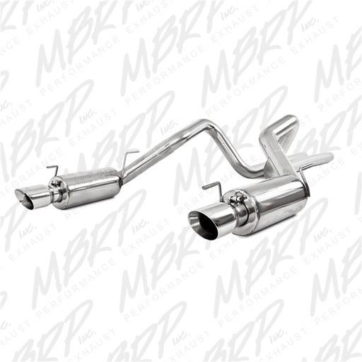 MBRP 05-09 Ford Shelby GT500 / GT Dual Split Rear Street Version 4in Tips T409 Exhaust System MBRP Catback