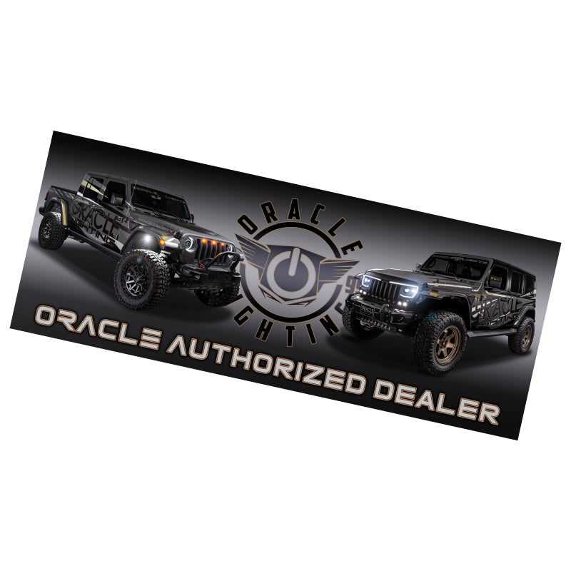 Oracle - 6ft x 2.5ft Banner ORACLE Lighting POP Displays