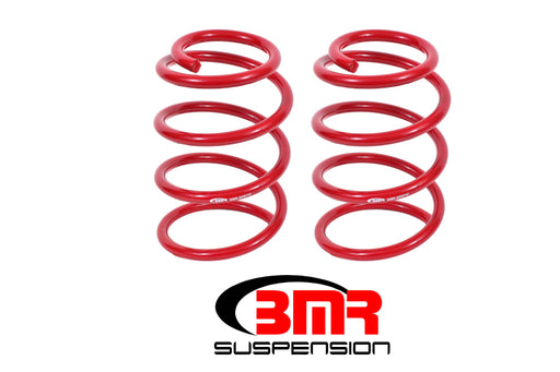 BMR 07-14 Shelby GT500 Front Performance Version Lowering Springs - Red BMR Suspension Lowering Springs