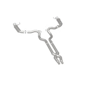 MagnaFlow Cat Back, SS, 3in, Competition, Dual Split Polished 4.5in Tips 2015 Ford Mustang GT V8 5.0 Magnaflow Catback