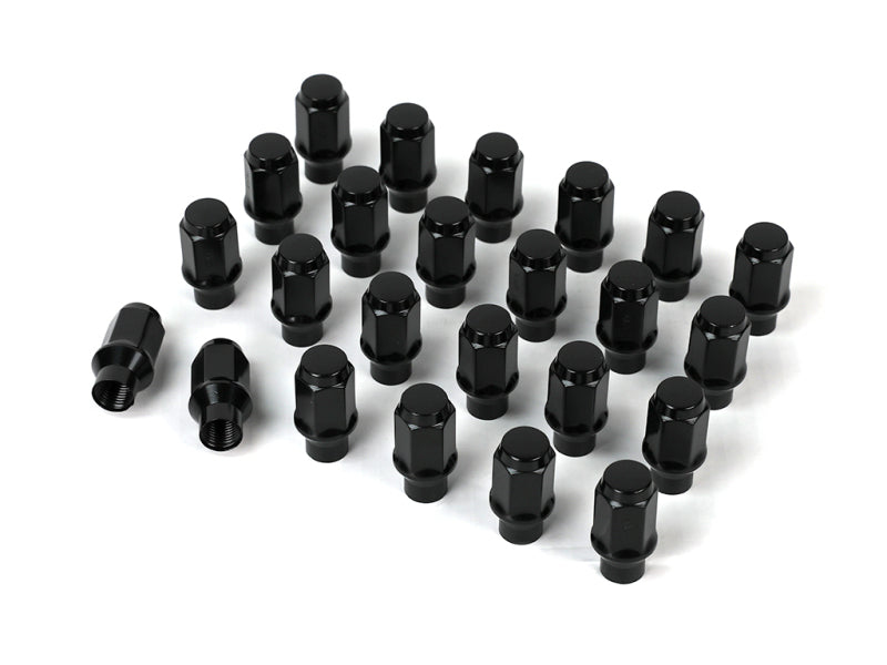 ICON Alloys Lug Nut Kit Black - 14x1.5 - 24 Lug Nuts w/ Custom Shank ICON Lug Nuts