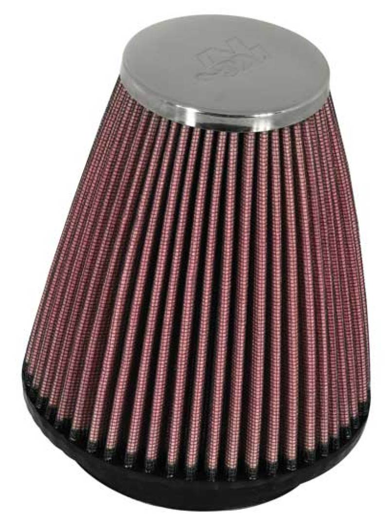 K&N Universal Chrome Filter 2.25 Inch Flange / 3.5 Inch Base / 2 Inch Top / 4 Inch Height K&N Engineering Air Filters - Universal Fit