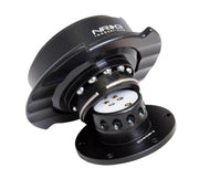NRG Quick Release Kit Gen 2.5 - Black / Black Ring w/Finger Grooves NRG Quick Release Adapters